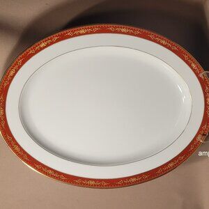 Noritake Goldhill 6613 Large Oval Serving Platter (16") EXCELLENT!